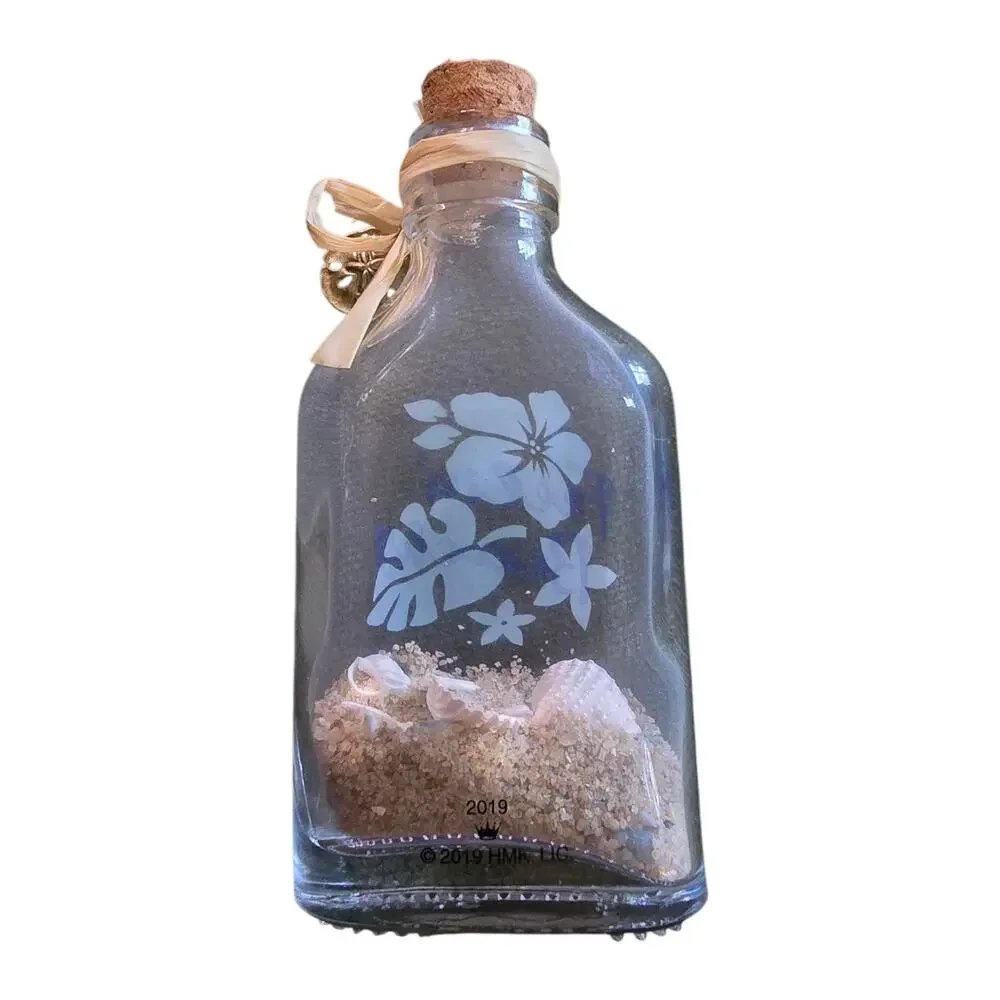 HALLMARK Feelin Beachy Keepsake Ornament Sand & Sea Shells Bottle 2019